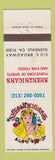 Matchbook Cover - Shenanigans Restaurant Glendale CA girlie WEAR