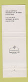 Matchbook Cover - La Margarita Mexican Food girlie Traverse City Petoskey MI