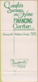 Matchbook Cover - Baldwin County Savings Loan Fairhope Foley AL WEAR 30 Strike