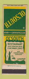 Matchbook Cover - Ol South Restaurant Cincinnati OH girlie