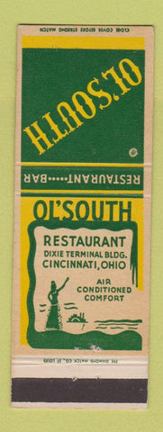 Matchbook Cover - Ol South Restaurant Cincinnati OH girlie