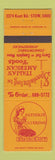Matchbook Cover - Altierei's Catering Italian Stow OH girlie