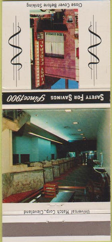 Matchbook Cover - First Federal Savings Bank Cleveland? 30 Strike