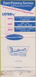 Matchbook Cover - First Federal Savings Bank Cleveland? 30 Strike