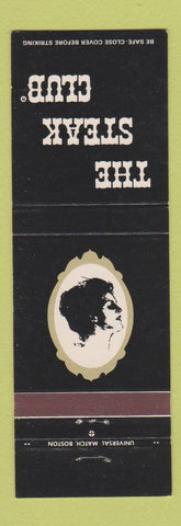 Matchbook Cover - Steak Club girlie Wethersfield Windsor Locks Hartford CT
