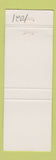 Matchbook Cover - Haifa Restaurant Toronto ON girlie Middle Eastern Food