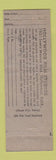 Matchbook Cover - Hollywood Film Studios Hollywood CA Photo Enlargements
