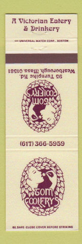 Matchbook Cover - Tom Foolery's Westborough MA girlie