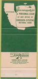 Matchbook Cover - Crocker Citizens Bank CA chain 30 Strike