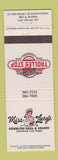 Matchbook Cover - Miss Lucy's Casino Las Vegas NV Trolley Stop girlie