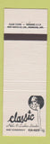 Matchbook Cover - Classic Nail Eye Lash Salon Vancouver? BC?