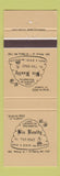 Matchbook Cover - Biz Realty Real Estate South Paris ME bee hive