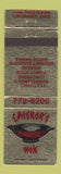 Matchbook Cover - Emperor's Wok Chinese Cincinnati OH