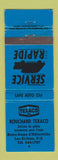 Matchbook Cover - Texaco oil gas Bouchard Lac St Jean QC WEAR