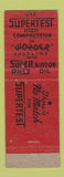 Matchbook Cover - Supertest oil gas Casper's Pavilion Leamington ON WORN