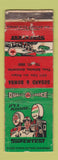 Matchbook Cover - Supertest oil gas Godard Bomba POOR QC