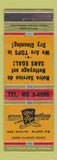 Matchbook Cover - Net Top Cleaners Sillery QC WORN