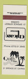 Matchbook Cover - Chicago Boutique Cairns  Australia Qwiffs Salon SAMPLE