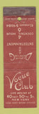 Matchbook Cover - Vogue Club New York City WORN