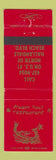 Matchbook Cover - Dragon Boat Restaurant Hallandale Beach FL