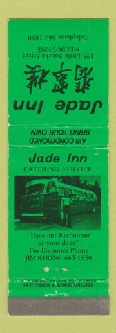 Matchbook Cover - Jade Inn Restaurant Chinese Melbourne Australia