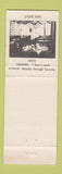 Matchbook Cover - Jade Inn Restaurant Chinese Melbourne Australia