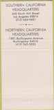 Matchbook Cover - Western Federal Savings Bank Burlingame CA 30 Strike