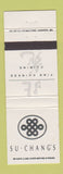Matchbook Cover - Su Chang's Chinese Restaurant Peabody MA