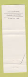 Matchbook Cover - Su Chang's Chinese Restaurant Peabody MA