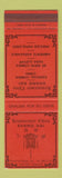 Matchbook Cover - Restaurante Chino Shangi Hai Madrid Spain Chinese SAMPLE
