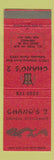 Matchbook Cover - Chang's Chinese Restaurant Hallandale FL