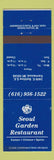 Matchbook Cover - Seoul Garden Restaurant Korean Chinese Kentwood MI