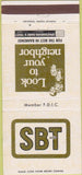 Matchbook Cover - Spartanburg Bank Trust SC 30 Strike