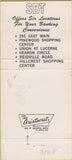 Matchbook Cover - Spartanburg Bank Trust SC 30 Strike