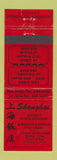 Matchbook Cover - Shanghai Chinese Restaurant La Jolla San Diego CA