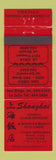 Matchbook Cover - Shanghai Chinese Restaurant La Jolla San Diego CA