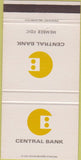 Matchbook Cover - Central Bank 30 Strike