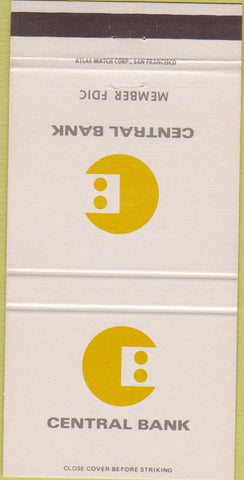 Matchbook Cover - Central Bank 30 Strike