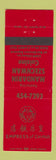 Matchbook Cover - Empress of China Chinese Restaurant Louisville KY