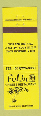 Matchbook Cover - Fu Lin Chinese Restaurant Little Rock AR