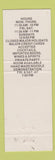 Matchbook Cover - Ching Tao Palace Chinese Restaurant Clinton Township MI