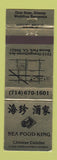 Matchbook Cover - Sea Food King Chinese Restaurant Buena Park CA