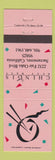 Matchbook Cover - Chinois Restaurant Chinese Sacramento CA