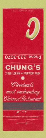 Matchbook Cover - Chung's Chinese Restaurant Cleveland OH