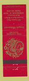 Matchbook Cover - Dragon Restaurant Chinese Birmingham AL WEAR