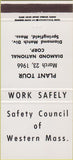 Matchbook Cover - Diamond Match Corp Plant Tour 1966 30 Strike