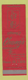 Matchbook Cover - Chung's Chinese Restaurant Fairview Park OH