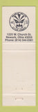 Matchbook Cover - Imperial Palace China Garden Chinese Newark OH