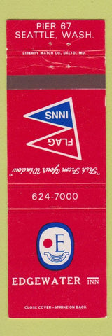 Matchbook Cover - Edgewater Inn Seattle WA