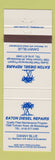 Matchbook Cover - Easton Diesel Repairs Mississauga ON